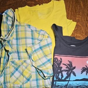 Mens XL Tops Shirts Lot of 3